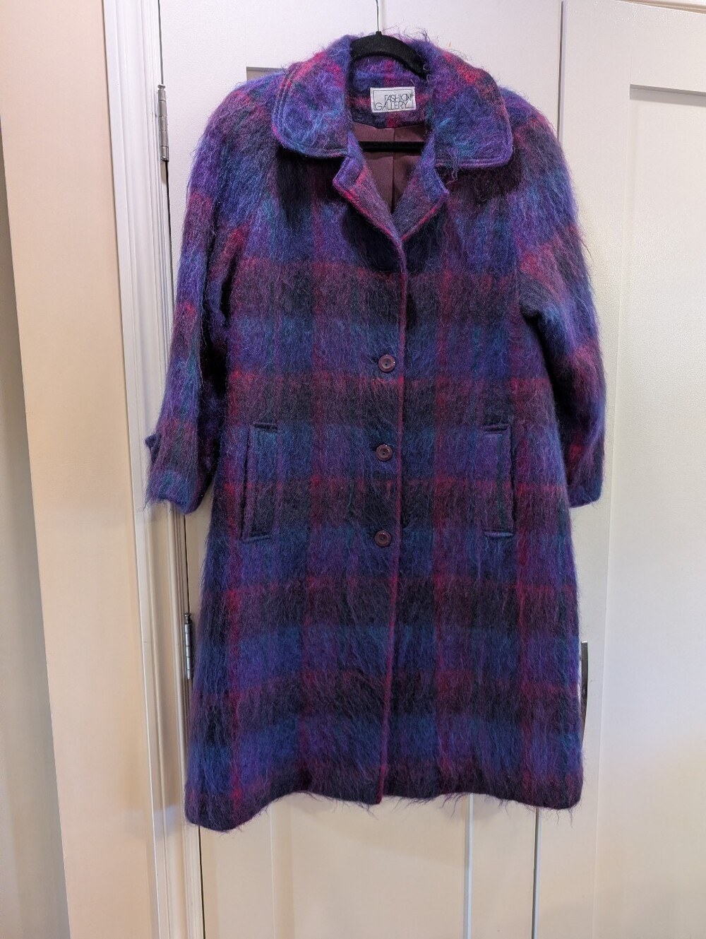 Vintage Fashion Gallery Mohair/Wool Blend Coat,M? See Measurements.
